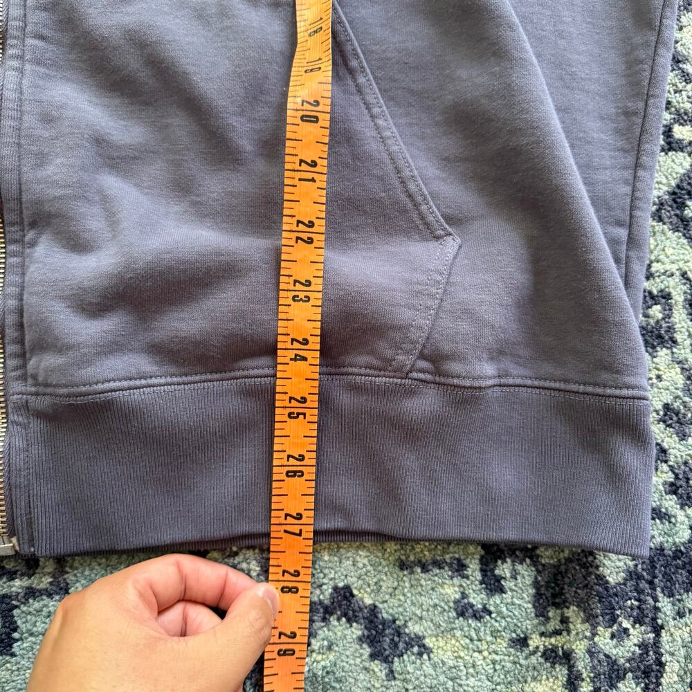 John Galt Brandy Melville Blue Oversized Heavyweight Zip-Up Jacket Unisex - Picture 10 of 11